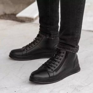 نیم بوت مردانه ،مشکی رنگ کد2925