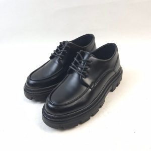 کفش اداری طبیکفش چرم مردانه اسپرت لوفر بنددار دوردوخت سایز  مجلسی مردانه مدل CAT کد 4477 رنگ مشکی و عسلی