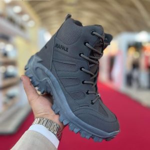 کفش کوهنوردی مردانه مدل رافائل رنگ طوسی